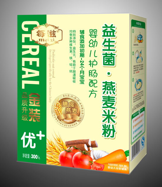 每滋嬰幼兒護(hù)腸營養(yǎng)米粉