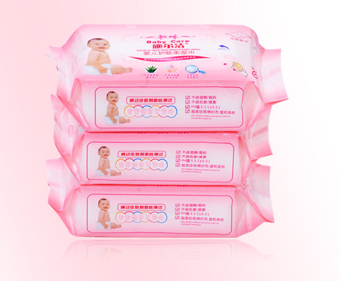 施爾潔嬰兒護膚柔濕巾三連包