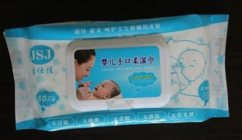 潔仕佳嬰兒手口濕巾80片