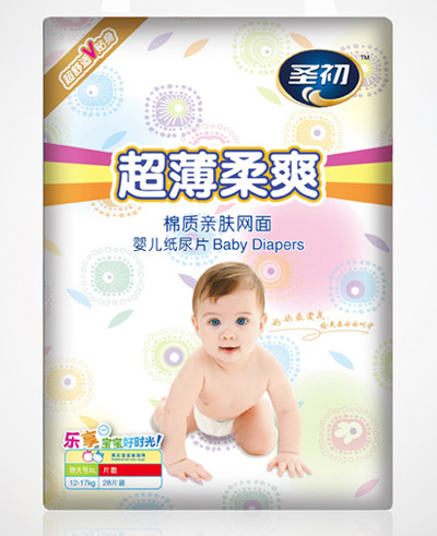 圣初超薄柔爽紙尿片(中包)XL