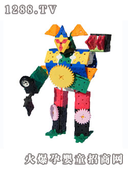 科翔積木玩具變形金剛