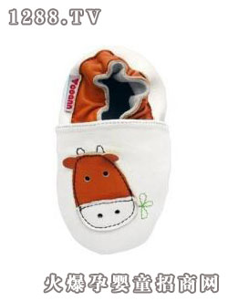 優(yōu)安赤足0.0全羊皮學(xué)步鞋5