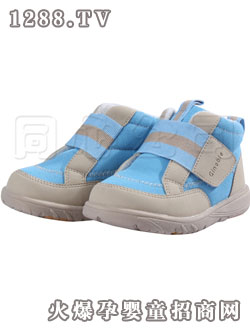 基諾浦嬰童鞋(米 天藍(lán)色4#)