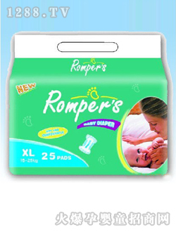 Rompers尿不濕XL25