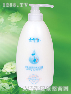 寶寶牛初乳洗發(fā)沐浴露家庭裝