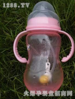 米老鼠粉色葫蘆形嬰兒奶瓶