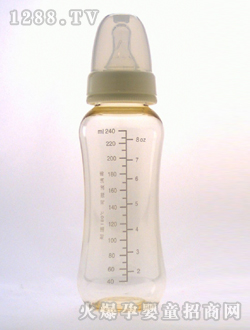 標(biāo)準(zhǔn)口徑PES奶瓶240mL刻度