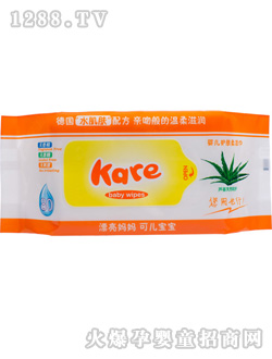可兒嬰兒護(hù)膚柔濕巾(膠貼80片裝)
