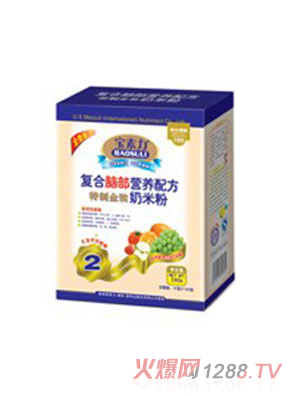 寶素力特制金裝復合腦部營養(yǎng)奶米粉