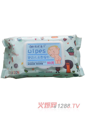 螞蟻海卜嬰幼兒無香濕巾90片