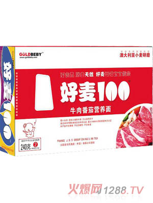 金貝氏好麥100牛肉番茄營養(yǎng)面