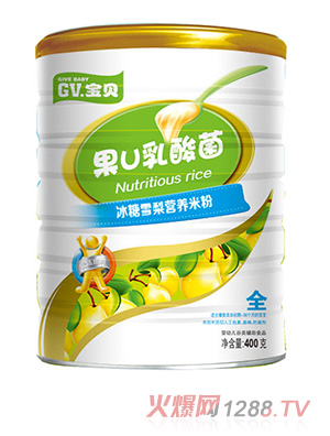 GV寶貝果U乳酸菌冰糖雪梨營養(yǎng)米粉