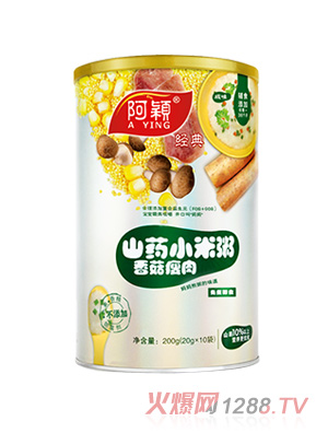 阿穎經(jīng)典山藥香菇瘦肉小米粥