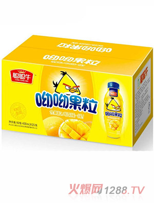 聰聰牛呦呦果粒芒果400ml×15瓶