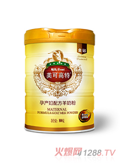 美可高特金鉆孕產(chǎn)婦配方羊奶粉800g