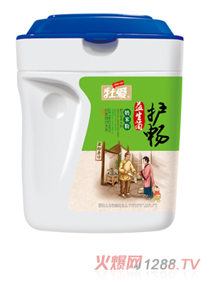 牡愛(ài)益生菌護(hù)暢奶米粉 桶裝