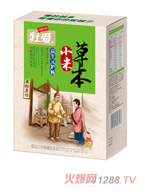 牡愛草本小米米粉-益生元護(hù)暢 盒裝