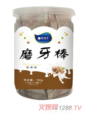 媽媽愛磨牙棒-核桃味罐裝