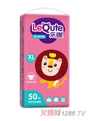 樂(lè)趣嬰兒學(xué)步褲袋裝XL50