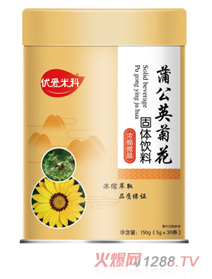 優(yōu)愛米科蒲公英菊花固體飲料