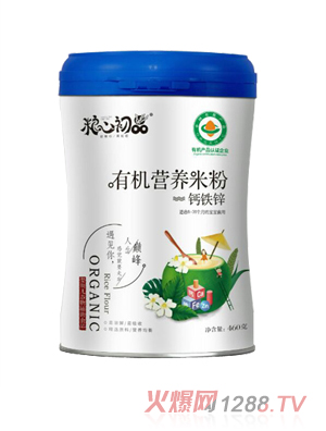 糧心初品有機(jī)營養(yǎng)米粉-鈣鐵鋅