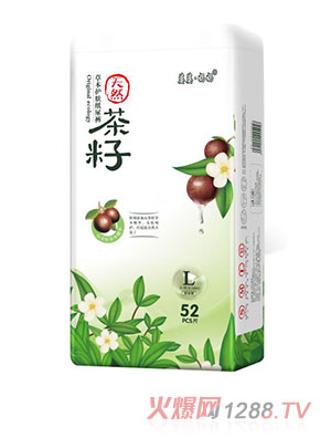 婆婆·媽媽天然茶籽紙尿褲L52