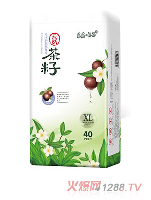 婆婆·媽媽天然茶籽紙尿褲XL40