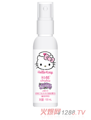 Hello Kitty初酷銀離子免洗手抗菌噴霧劑（植物萃取）100ml