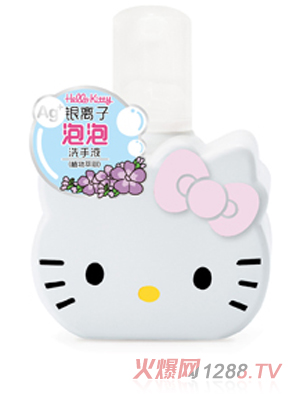 Hello Kitty初酷銀離子泡泡洗手液（植物萃取）300ml