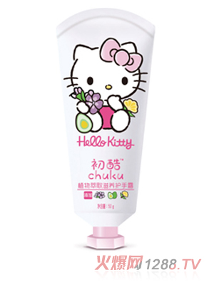 Hello Kitty初酷植物萃取滋養(yǎng)護(hù)手霜