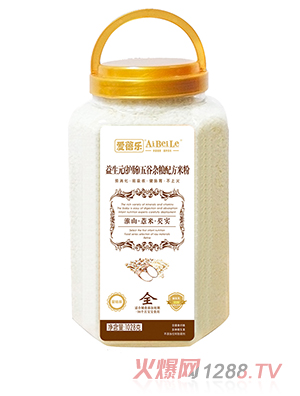 愛(ài)蓓樂(lè)益生元（護(hù)暢）五谷雜糧配方米粉1028g 淮山薏米芡實(shí)