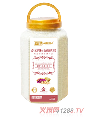 愛(ài)蓓樂(lè)益生元（護(hù)暢）五谷雜糧配方米粉1028g 紫薯燕麥銀耳