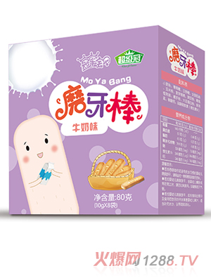 超級冠磨牙棒（牛奶味）