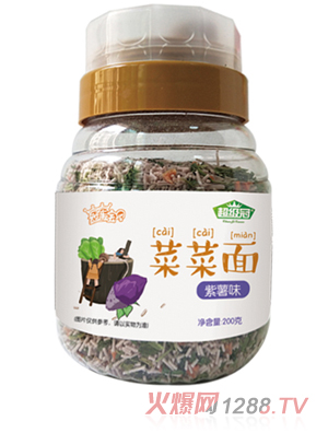 超級冠菜菜面紫薯味（漏斗罐）