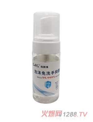 欣膚佳泡沫免洗手抑菌液100ml