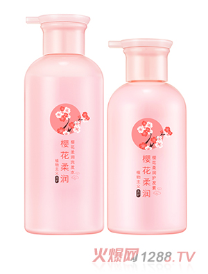 植物主義櫻花洗發(fā)水+護(hù)發(fā)素2件套