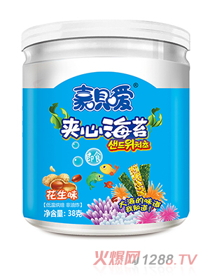 嘉唄噯夾心海苔 花生味