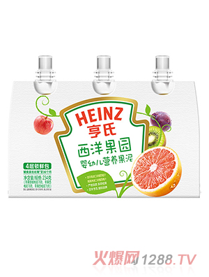 Heinz亨氏西洋果園嬰幼兒營養(yǎng)果泥