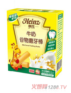 Heinz亨氏牛奶谷物磨牙棒