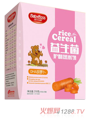 寶貝當(dāng)家DHA胡蘿卜益生菌護(hù)暢蒸米乳 盒裝