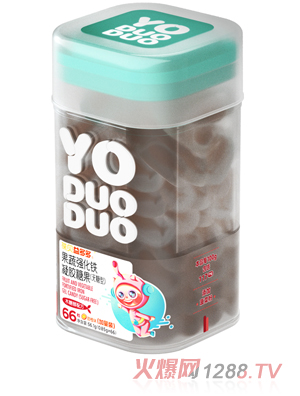 YODUODUO葆貝益多多果蔬強化鐵凝膠糖果（無糖型）