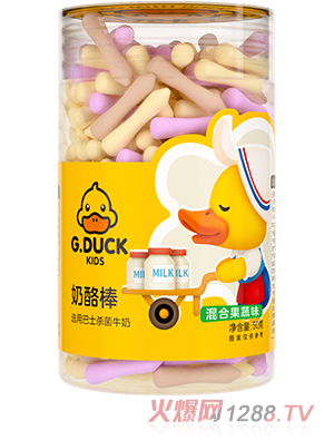 G.DUCK小黃鴨奶酪棒 混合果蔬味