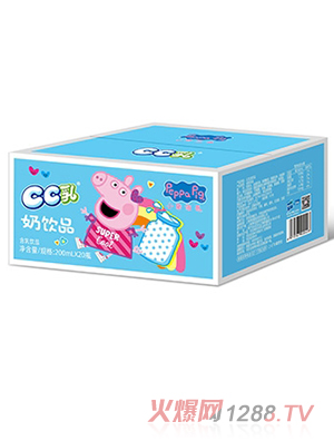 小豬佩奇CC乳奶飲品含乳飲料招商200ml×20