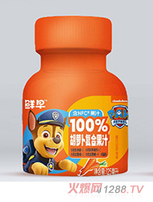 鮮早汪汪隊常溫胡蘿卜復(fù)合果汁125ml